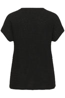 KAFFE CURVE Short-Sleeve Top