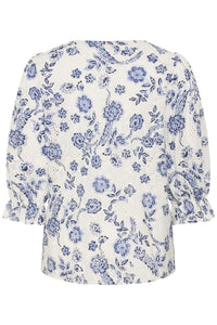 KAFFE CURVE Floral Blouse