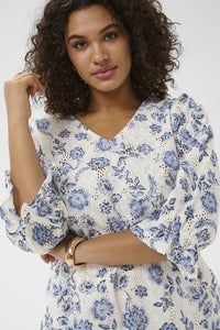 KAFFE CURVE Floral Blouse