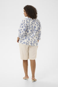 KAFFE CURVE Floral Blouse