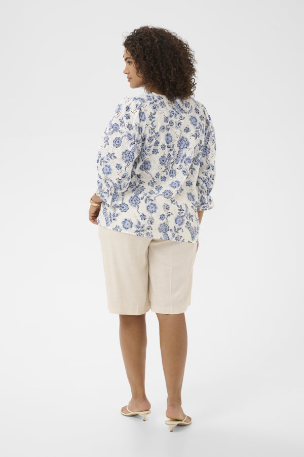 KAFFE CURVE Floral Blouse