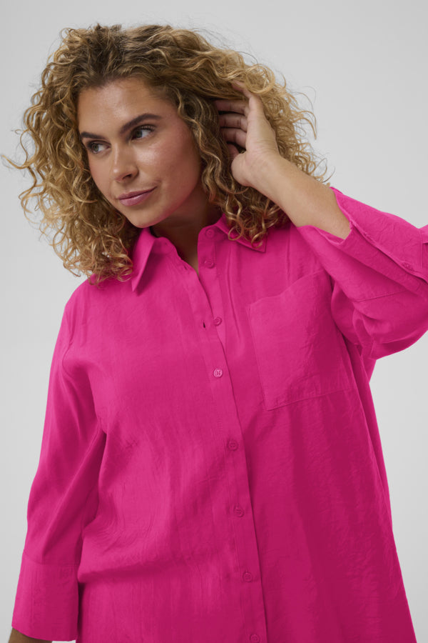 KAFFE CURVE Relaxed Fit Blouse