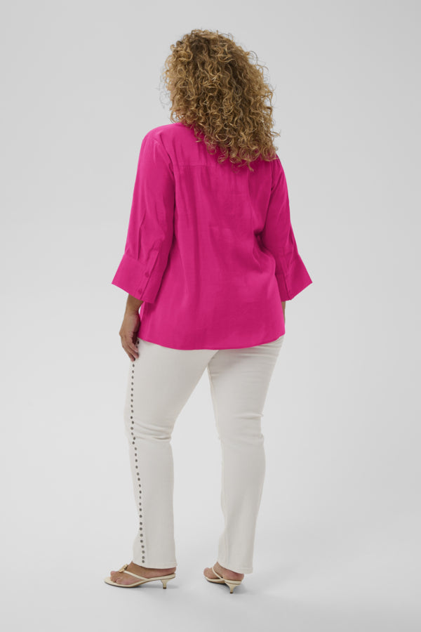 KAFFE CURVE Relaxed Fit Blouse
