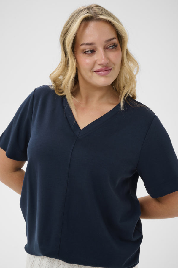 KAFFE CURVE Relaxed Fit T-Shirt