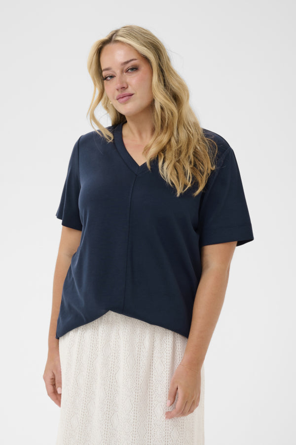 KAFFE CURVE Relaxed Fit T-Shirt