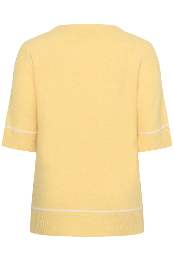 KAFFE CURVE Short-Sleeve Knit Top