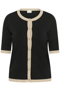 KAFFE CURVE Short Sleeve Cardigan