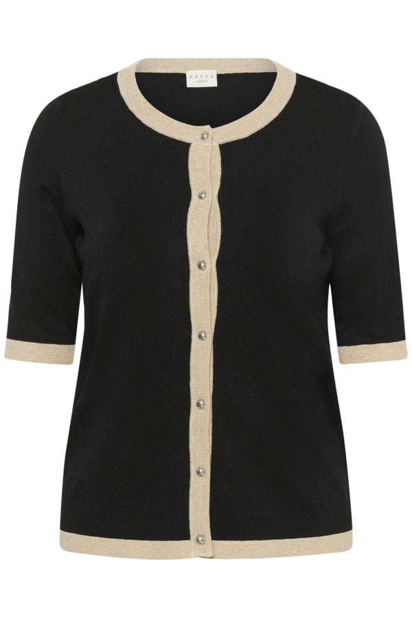 KAFFE CURVE Short Sleeve Cardigan