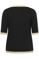 KAFFE CURVE Short Sleeve Cardigan