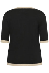 KAFFE CURVE Short Sleeve Cardigan