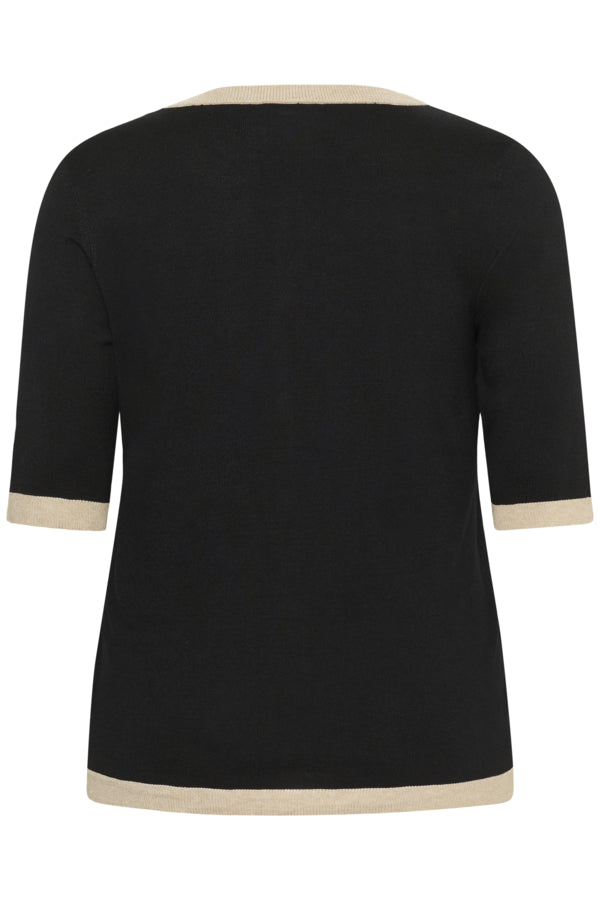 KAFFE CURVE Short Sleeve Cardigan