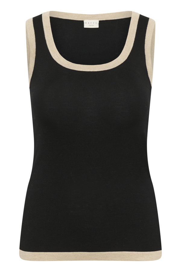 KAFFE CURVE Sleeveless Knit Top