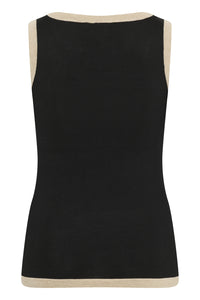 KAFFE CURVE Sleeveless Knit Top