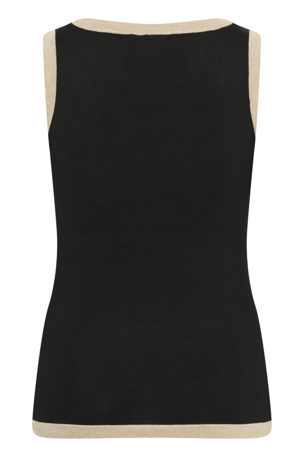 KAFFE CURVE Sleeveless Knit Top