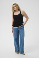 KAFFE CURVE Sleeveless Knit Top