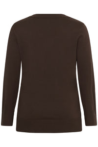 KAFFE CURVE Textured Knit Top