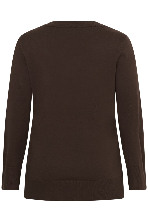 KAFFE CURVE Textured Knit Top