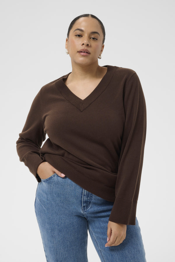 KAFFE CURVE Long Sleeve Top