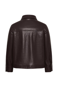 KAFFE CURVE Faux Leather Jacket