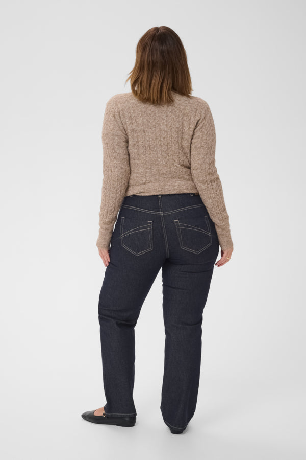KAFFE CURVE Straight Leg Denim