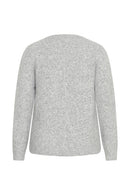 KAFFE CURVE Round Neck Cardigan