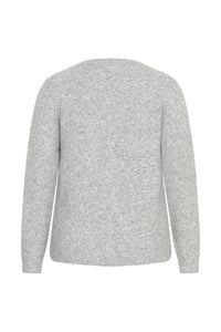 KAFFE CURVE Round Neck Cardigan