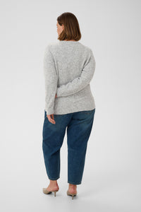 KAFFE CURVE Round Neck Cardigan
