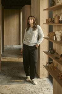 KAFFE CURVE Round Neck Cardigan