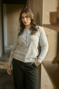 KAFFE CURVE Round Neck Cardigan