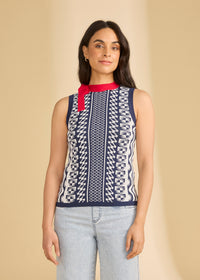 FDJ Sleeveless Knit Top