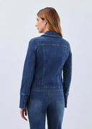 FDJ Zip Front Denim Jacket