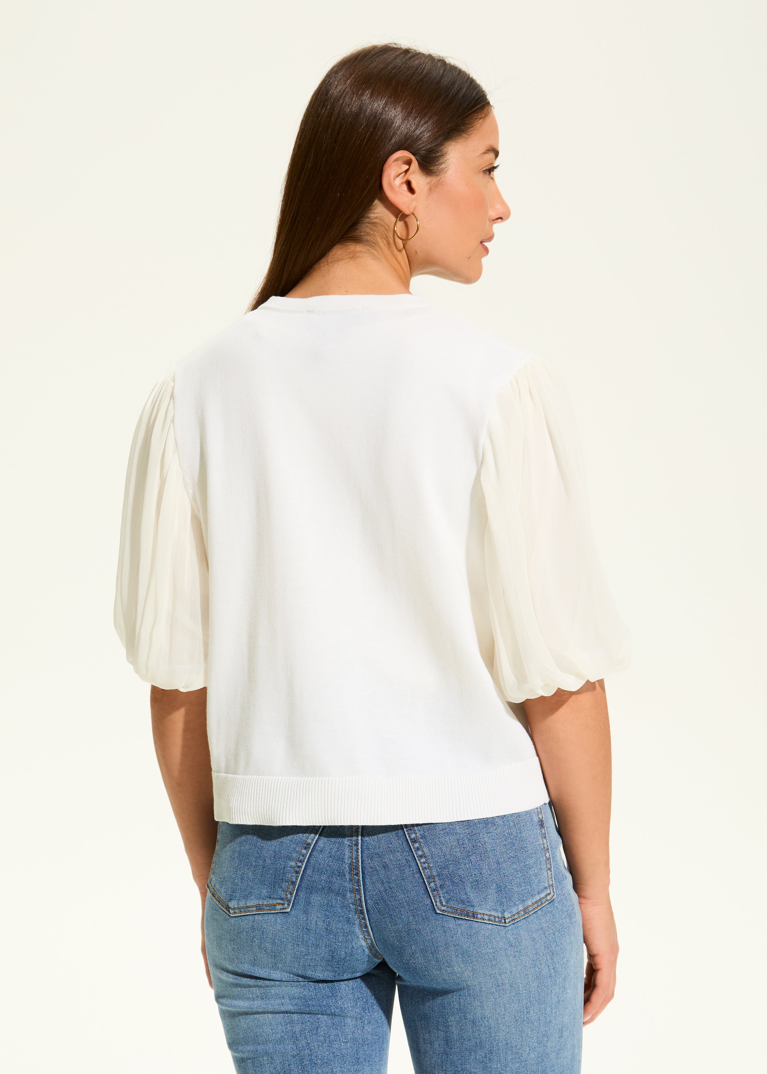 FDJ Elbow Sleeve Cardigan