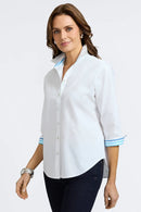 FOXCROFT Maggie 3/4 Sleeve Blouse
