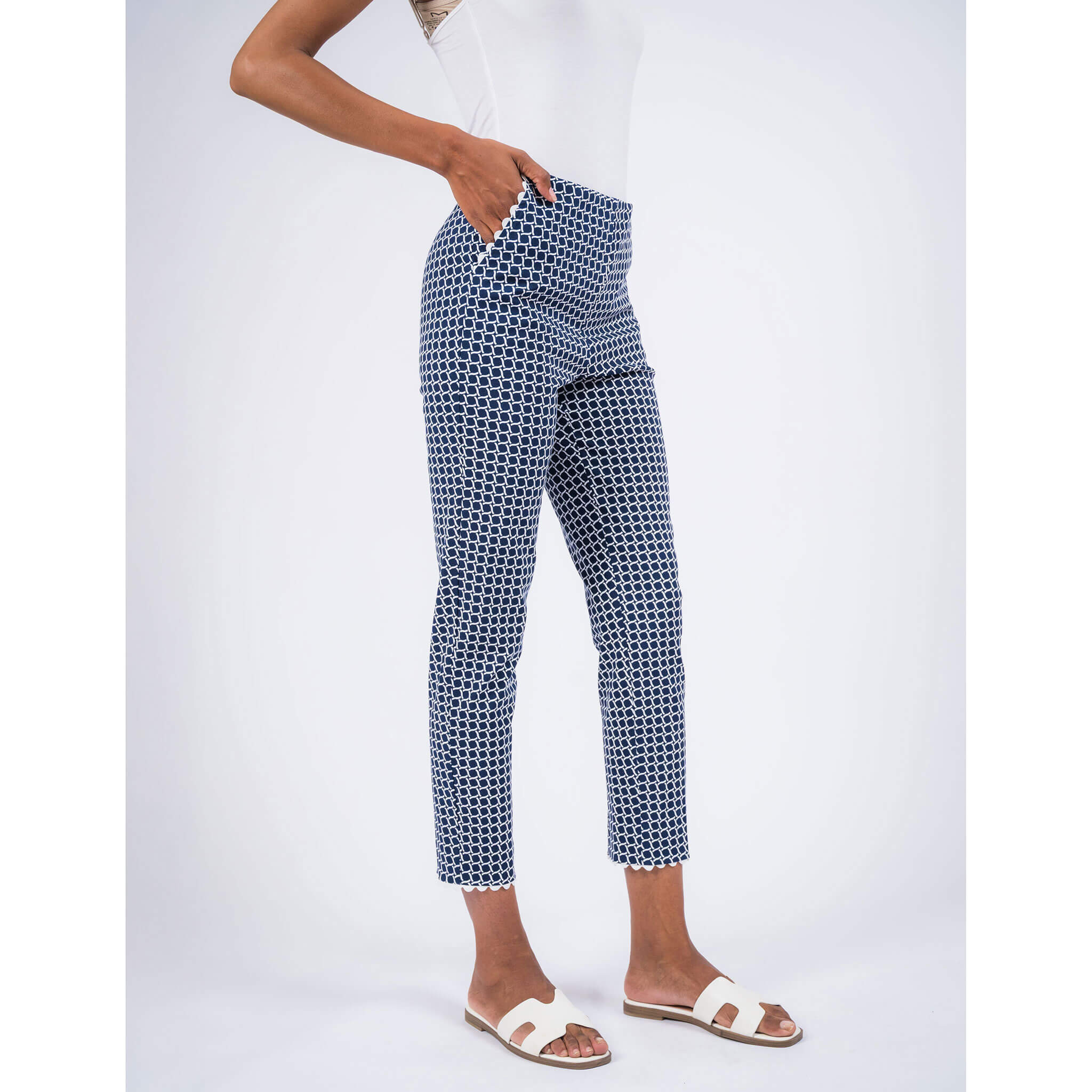 LISETTE L 26" Nautical Navy Pant