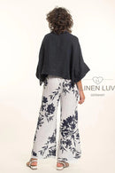 LINEN LUV Batwing Blouse
