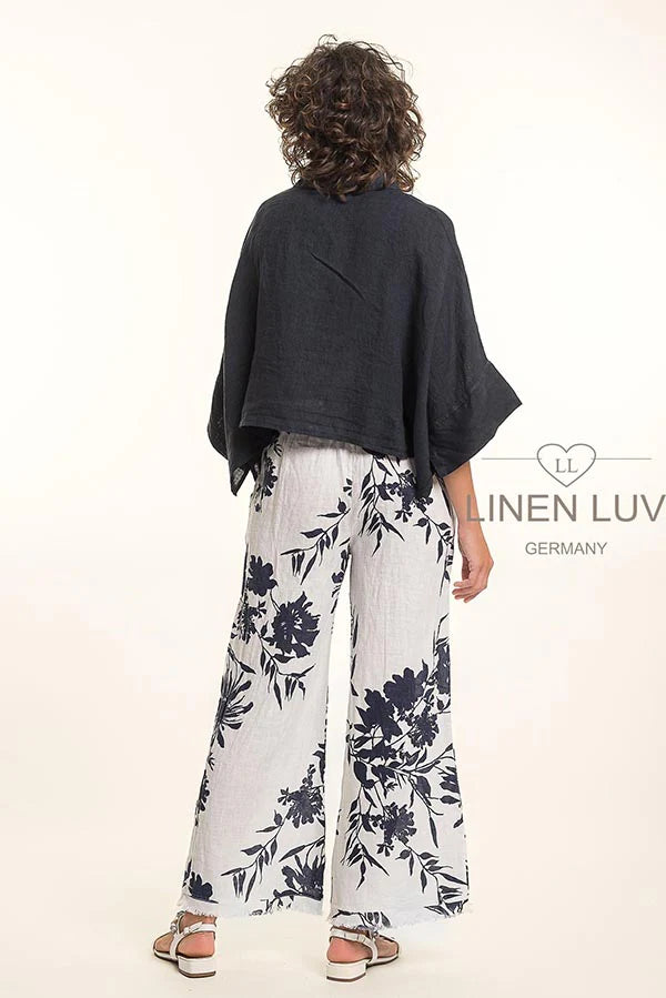 LINEN LUV Batwing Blouse