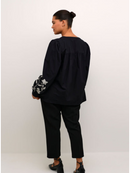 KAFFE CURVE Blouse with Embroidery