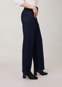 FDJ Olivia Wide Leg Denim Dark Wash