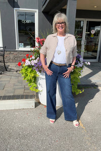 FEMME FATALE Linen Jacket