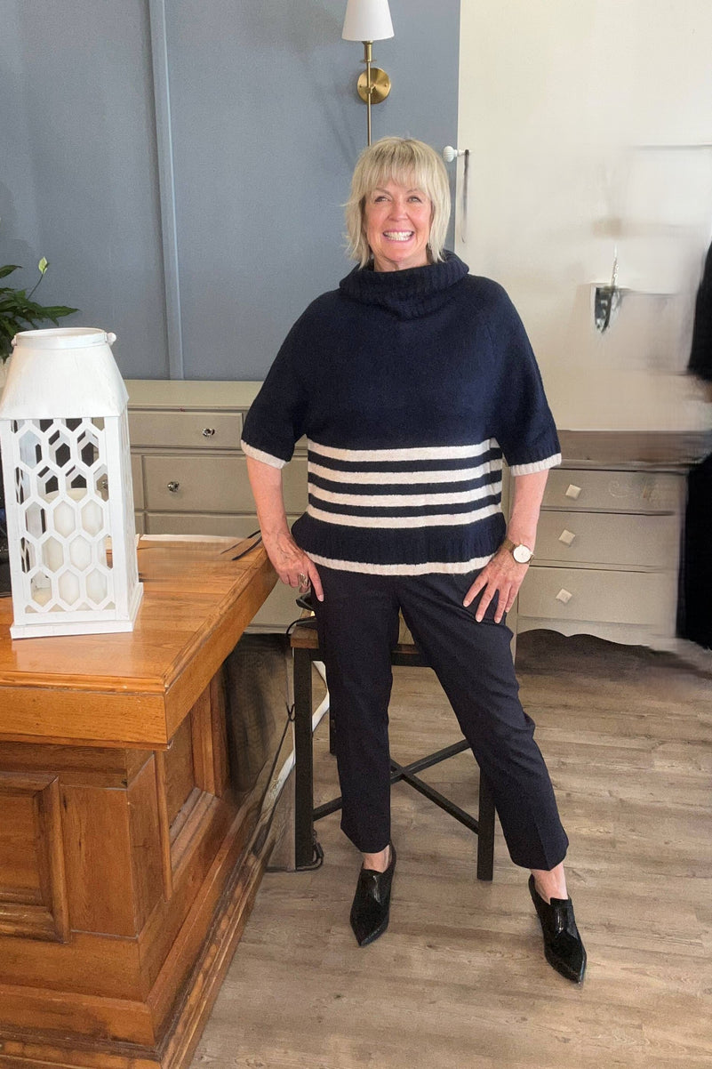 FOIL Cowl Neck Sweater