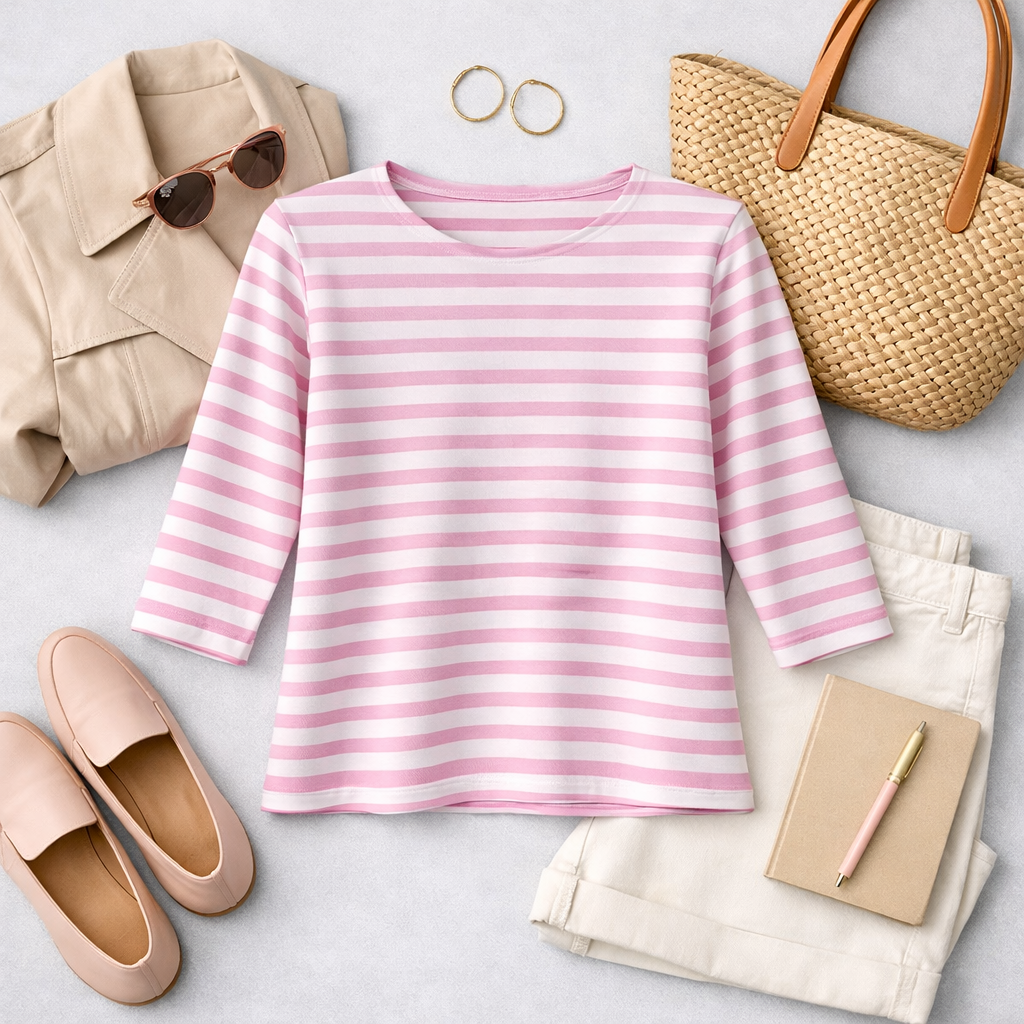 SAINT JAMES Galathee 3/4 Sleeve Top