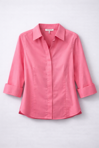 FOXCROFT 3/4 Sleeve Non-Iron Blouse
