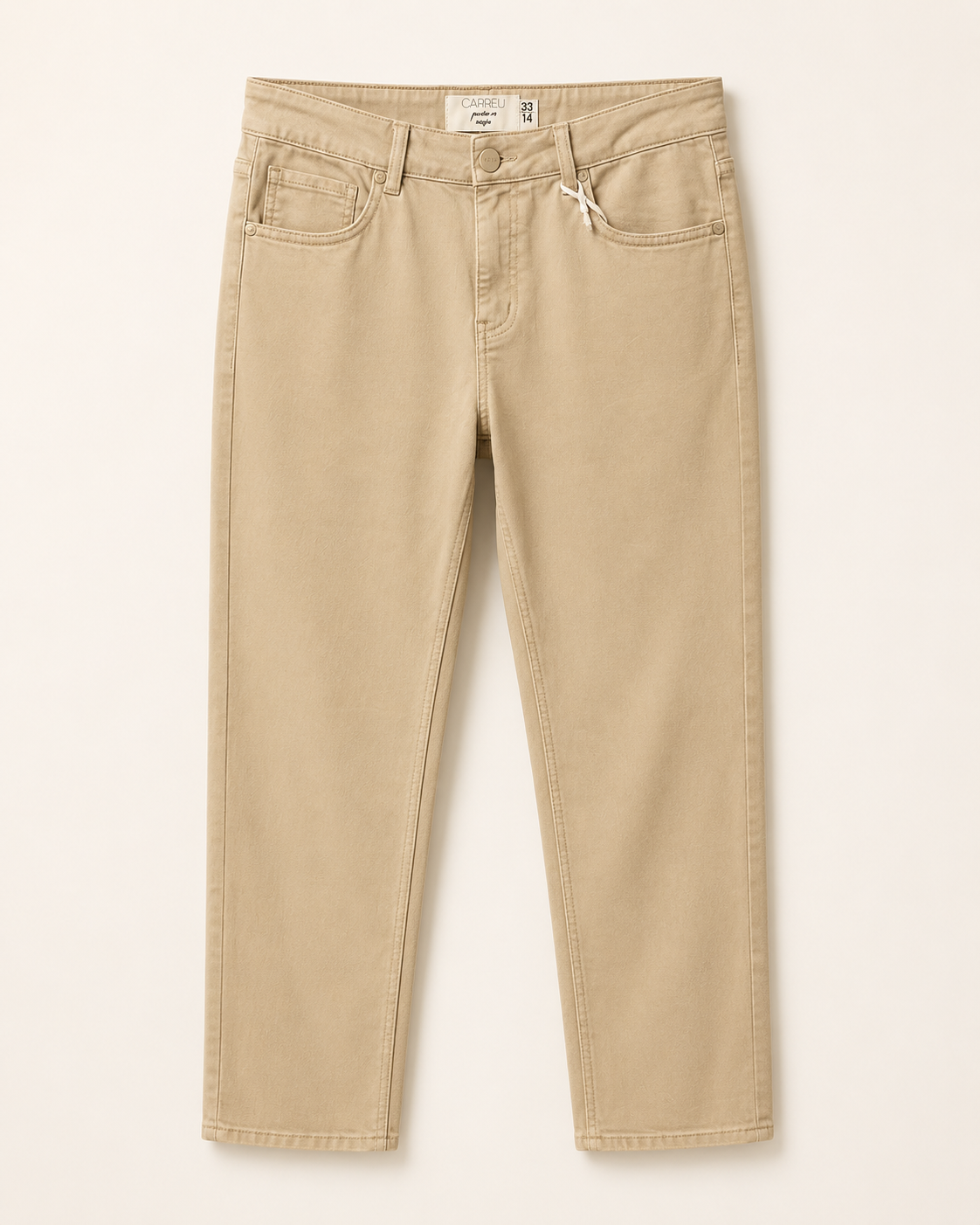 CARRELI JEANS Beige Denim Pants