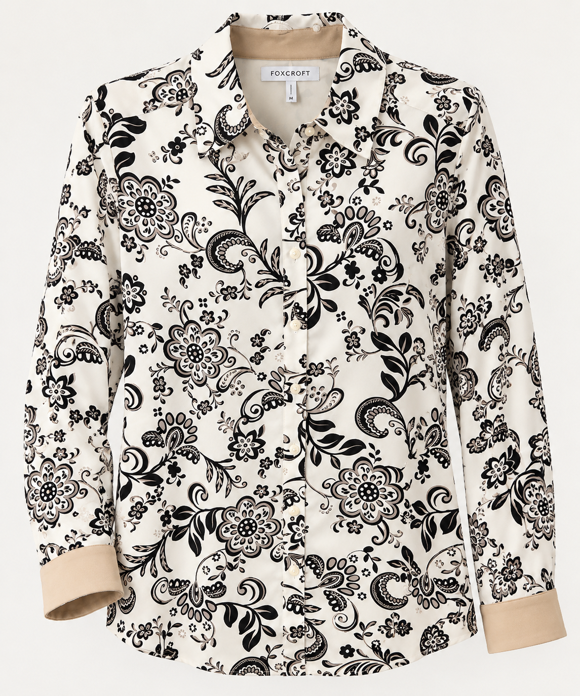 FOXCROFT Patterned Blouse