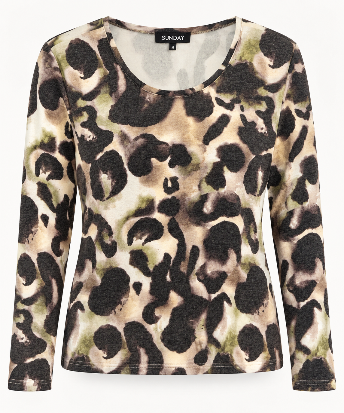 SUNDAY Patterned Long-Sleeve Top