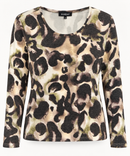 SUNDAY Patterned Long-Sleeve Top