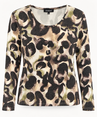 SUNDAY Patterned Long-Sleeve Top