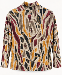 SOFTWORKS Cowl Neck Sweater