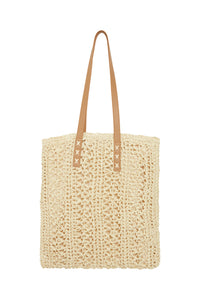 FRANSA Straw Tote