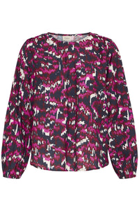 FRANSA Printed Blouse